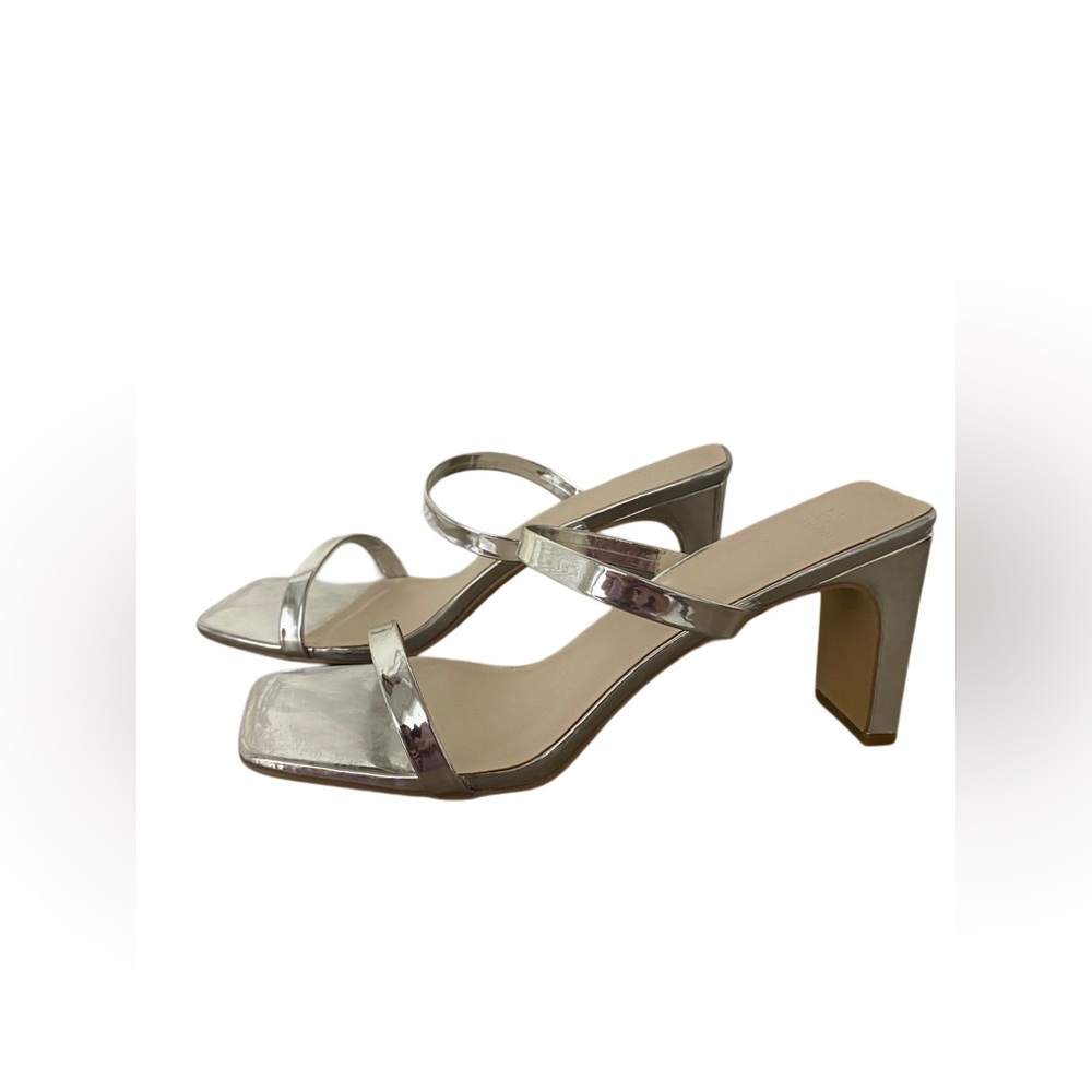 Women’s H Halston Square Toe Slip On Sandal Heels